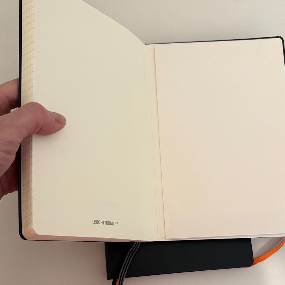 Leuchtturm Black notebook planner Set of 2 black bullet journal whitelines - Picture 6 of 16